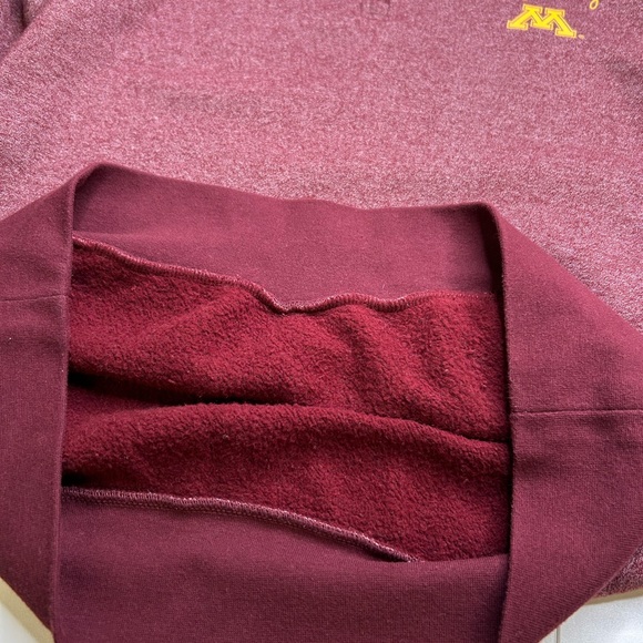Champion Minnesota Golden Gophers 1/4‎ Zip Pullover Sweatshirt Size Medium NCAA - Picture 9 of 13